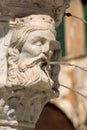 Fountain in Piazza delle Erbe in Verona - Italy Royalty Free Stock Photo