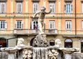 The fountain of Piazza Ponterosso Royalty Free Stock Photo