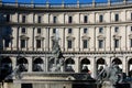 Fountain in the Piazza of the Republic. Rome, Italy Royalty Free Stock Photo