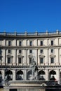 Fountain in the Piazza of the Republic. Rome, Italy. Royalty Free Stock Photo