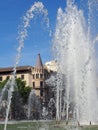 Fountain, Placa de Catalunya, Barcelona Royalty Free Stock Photo
