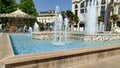 The fountain on Place Georges ClÃÂ©menceau in Pau