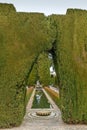 Fountain and pool in Generalife, Granada Royalty Free Stock Photo