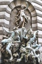 The fountain Power at Sea in Vienna by Rudolf Weyr. Royalty Free Stock Photo