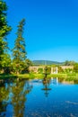 Fountain in the Powerscourt Estate in Ireland