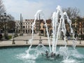 Fountain in Prato della Valle - Padova (Padua) - Italy Royalty Free Stock Photo