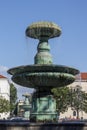 Fountain at the Professor-Huber-Platz in Munich, Germany, 2015