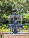 Fountain at public park Royalty Free Stock Photo