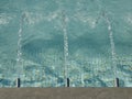 Fountain push sparkling water in a pool