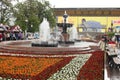 The fountain on Pushkin Square