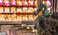 Fountain for religious washing in a Japanese Temple - ritual purification