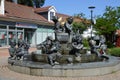 Fountain in the Resort of Bad Harzburg, Lower Saxony