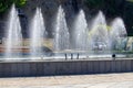 Fountain in Rike park, Tbilisi, Georgia Royalty Free Stock Photo