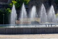 Fountain in Rike park,Tbilisi, Georgia Royalty Free Stock Photo