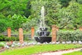 Fountain at Rip Van Winkle Gardens Royalty Free Stock Photo