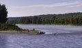 Fountain River in Denali National Park in Alaska Royalty Free Stock Photo