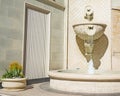 Fountain in Rodeo Drive Royalty Free Stock Photo
