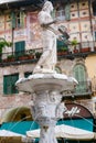 Fountain with roman statue called Madonna Verona