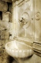 Fountain in roman style