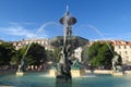 Fountain in Rossio Square, Lisbon