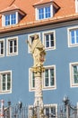 Fountain in Rothenburg ob der Tauber, Bavaria, Germany