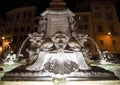 Fountain at Rotonda Square in Rome