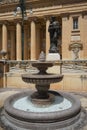 Fountain at the Rotunda of Mosta. Mosta, Malta Royalty Free Stock Photo