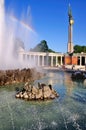 Fountain of the Russian Memorial, Vienna Royalty Free Stock Photo