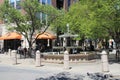 Lincoln Square Fountain, Giddings Plaza, Chicago, Illinois, USA