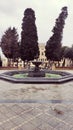 Fountain at Sabir Garden in Baku city Royalty Free Stock Photo