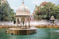 Fountain at Saheliyon Ki Bari Garden of the Maidens in Udaipur, India