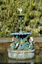 Old and decorative fountain at Saheliyon Ki Bari Garden