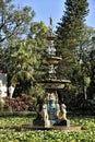 Old and decorative fountain at Saheliyon Ki Bari Garden
