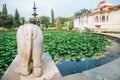 Fountain at Saheliyon Ki Bari Garden of the Maidens in Udaipur, India