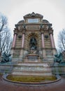 Fountain Saint Michel in Paris, France