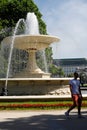 Fountain in the Saxon Garden.