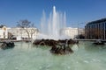 Fountain Schwarzenbergplatz, Vienna Royalty Free Stock Photo