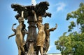 Fountain sculpture group girls