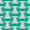 Fountain seamless pattern