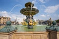 The Fountain of the Seas at Place de la Concorde in Paris. One of the most famous squares in Paris, France.