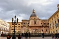 Fountain of shame on the baroque Pretoria square in Palermo, Sicily Royalty Free Stock Photo