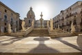 Fountain of shame on Piazza Pretoria, Palermo, Italy Royalty Free Stock Photo