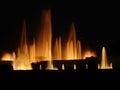 Fountain show in LOngwood gardens, PA Royalty Free Stock Photo