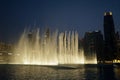 Fountain and Skyscrapers, Dubai, UAE