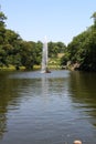 Fountain Snake in the Sofiyivsky Park. Botanical Garden arboretum in Uman, Cherkasy Oblast, Ukraine Royalty Free Stock Photo