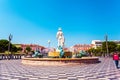 Fountain Soleil on Place Massena in Nice, France Royalty Free Stock Photo