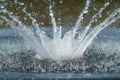 Fountain splash frozen in time, showcasing the beauty of water Royalty Free Stock Photo