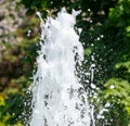 Fountain splashes as an abstract background. Texture Royalty Free Stock Photo