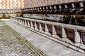 Fountain of the 99 Spouts Fontana delle 99 cannelle, L Aquila Royalty Free Stock Photo