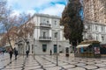 Fountain square in Baku city Royalty Free Stock Photo